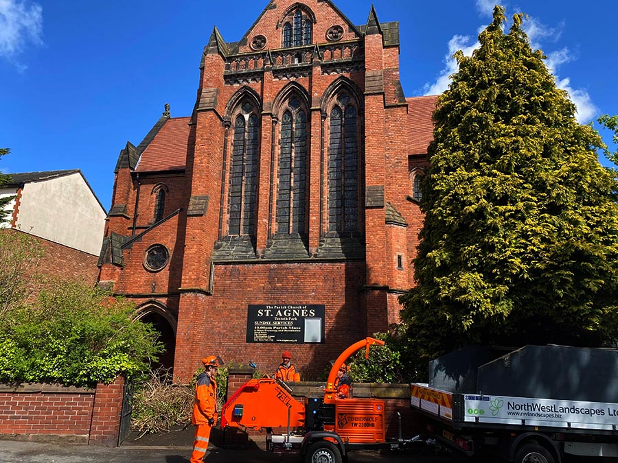Video | Garden clearance church Liverpool